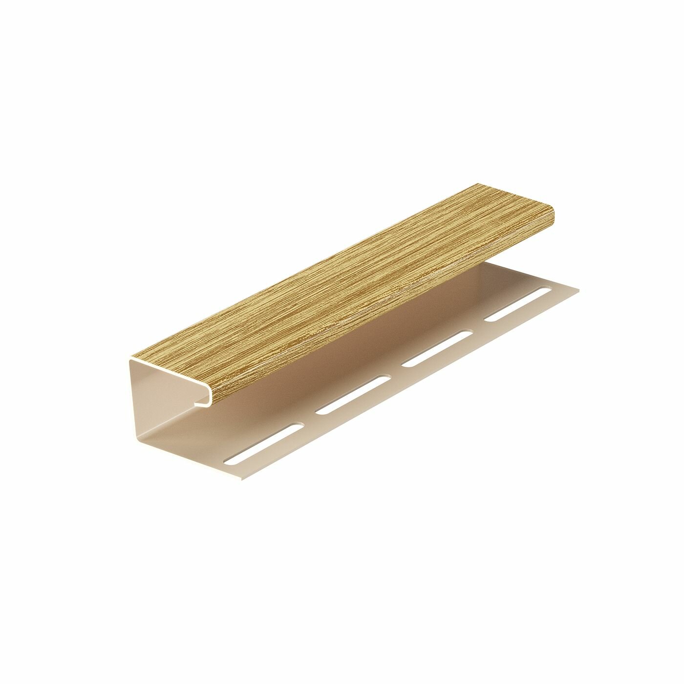 J-профиль под сайдинг Docke 16 мм из ПВХ (длина 3,0 м), зрелый каштан