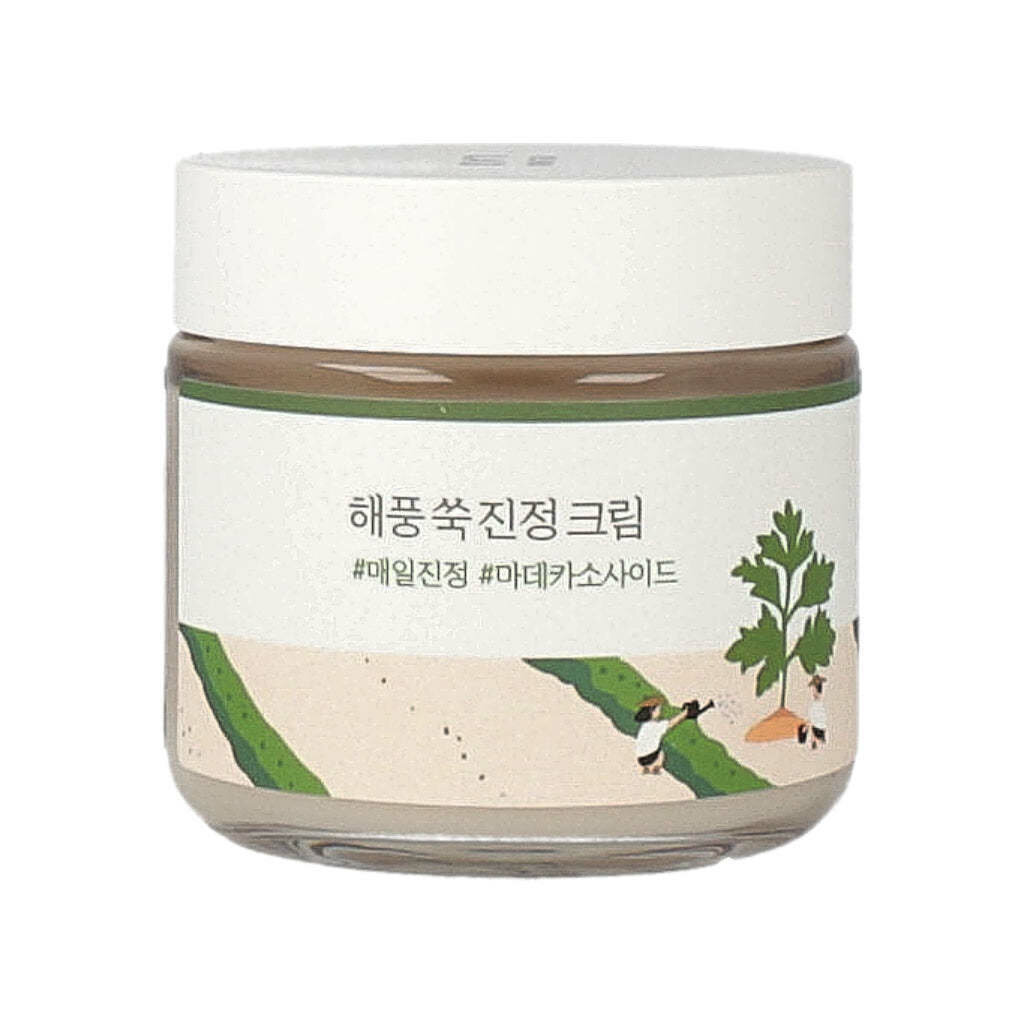 Крем для лица успокаивающий с экстрактом полыни ROUND LAB / RoundLab Mugwort Calming Cream 80ml — фото 1