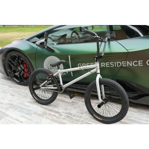 Велосипед BMX Richiesto 20 Рама 205 трюковый Подростковый детский Унисекс серый 22500₽