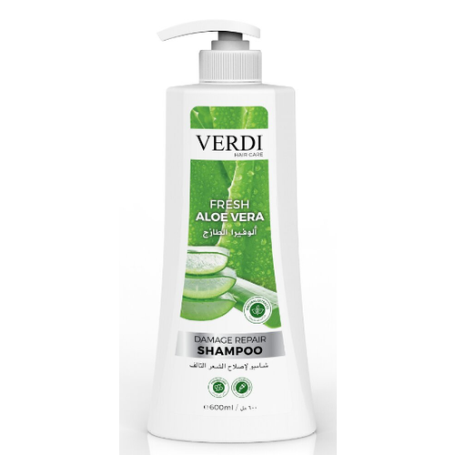 VERDI, Шампунь для волос против перхоти с активнвм углём, 600 мл