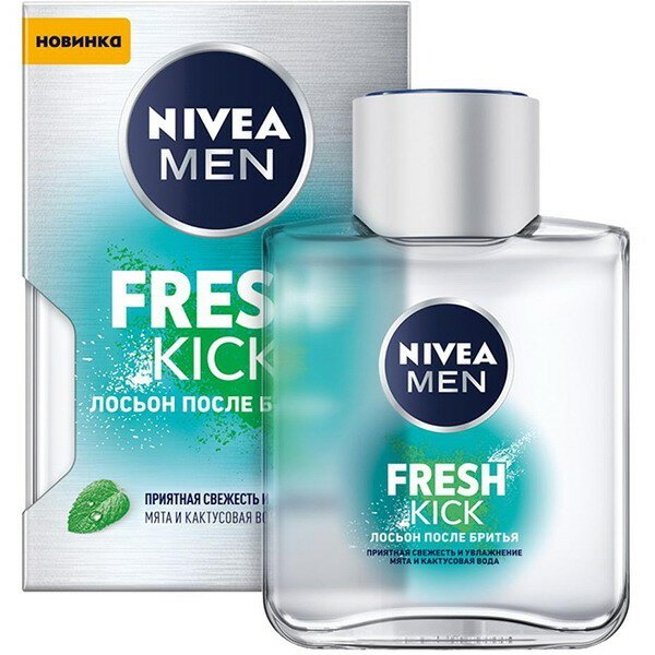 Лосьон после бритья NIVEA MEN FRESH KICK Свежесть и увлажнение 100мл