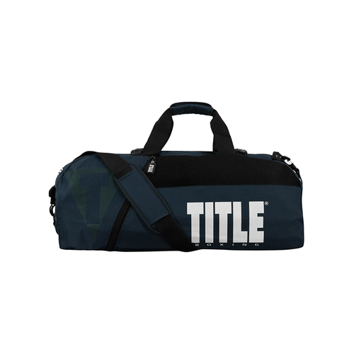 сумка ultimatum boxing slogan bag tmiab ultimatum boxing Рюкзак-сумка TITLE Boxing Champion Sport Bag/Backpack Blue (One Size)