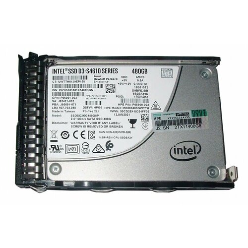 Жесткий диск HP P18432-B21 480Gb SATAIII 2.5 SSD