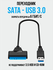 Переходник / кабель USB на SATA для жёстких дисков 3.0, адаптер д...