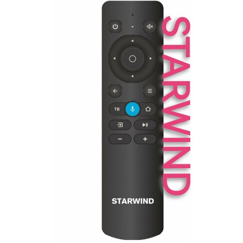 Пульт для STARWIND/старвинд/старвинд телевизора с голосовым поиском AN-1603 черный