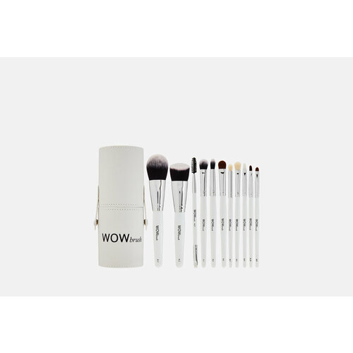 Набор кистей для макияжа WOW brush, makeup brushes 11шт набор кистей для макияжа rancai 7 шт набор кистей для теней натуральный конский волос косметика растушевка растушевка макияж