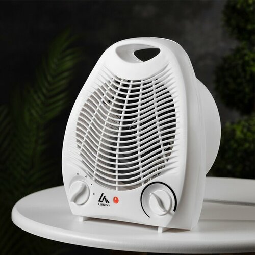 Тепловентилятор Luazon LTO-03 спиральный напольный 10002000 Вт 2 режима белый 156100₽