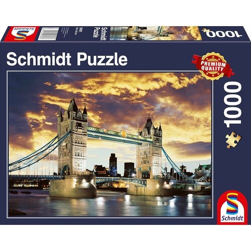 Пазл для взрослых Schmidt 1000 деталей: Тауэрский мост, Лондон пазл 1000 эл лондон тауэрский мост