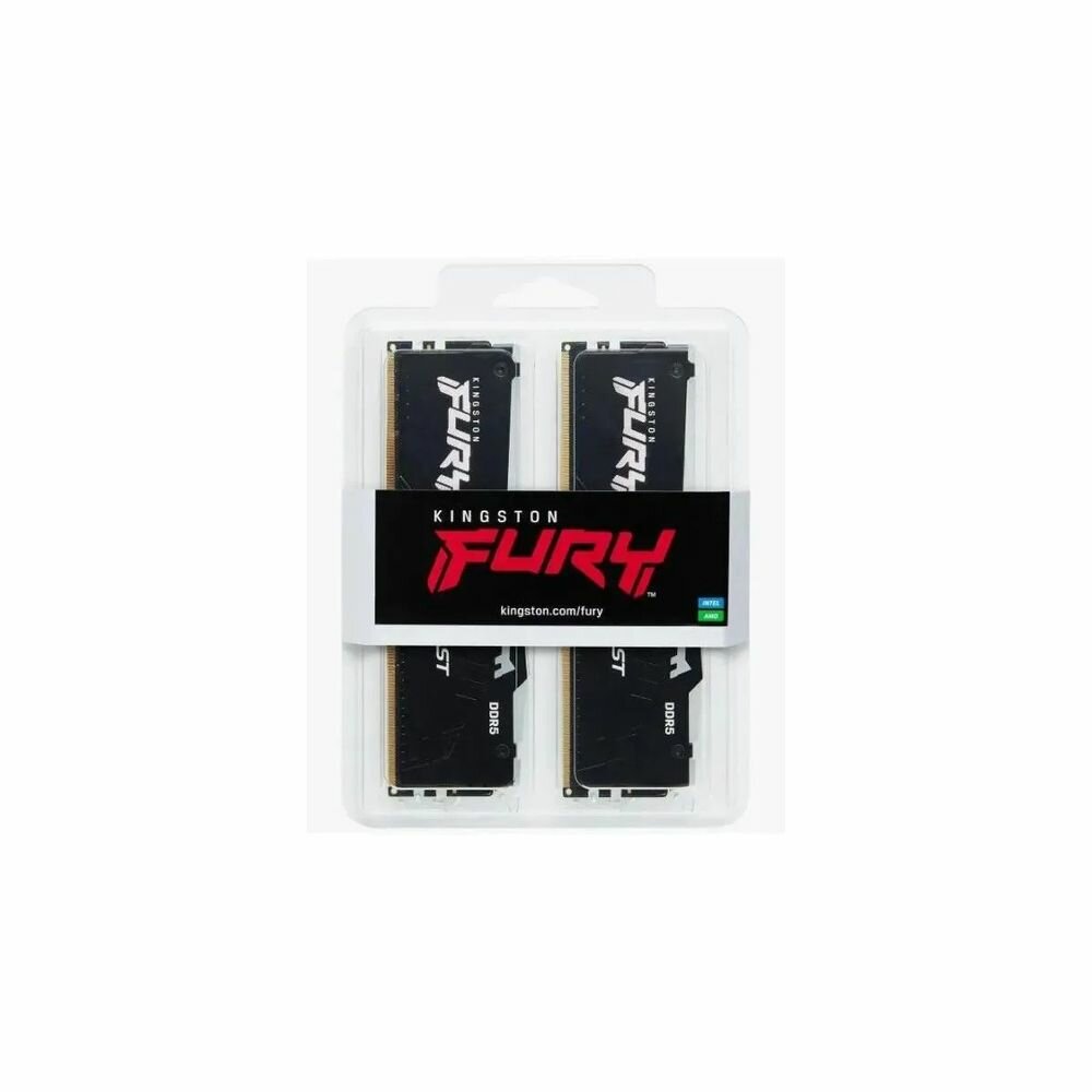 Оперативная память Kingston FURY Beast Black RGB CL40 (Kit of 2) DDR 5 DIMM 64Gb 5600Mhz (KF556C40BBAK2-64) - фото №14