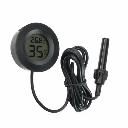 Термометр гигрометр цифровой ЖК-экран провод 15 м 1шт 911₽