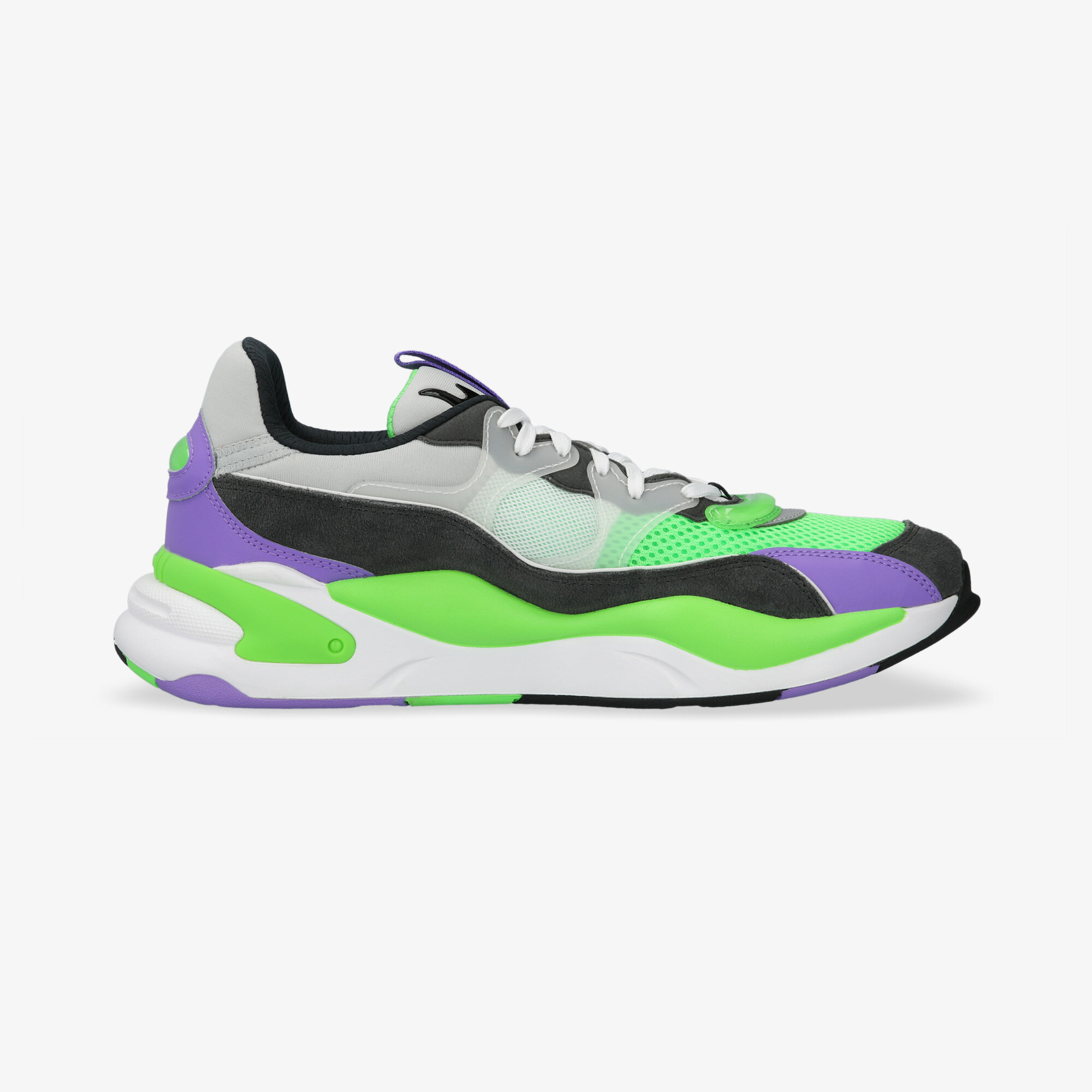 Кроссовки PUMA RS-2K Internet Exploring, размер 44 EU, dark shadow/fluo green — фото 1