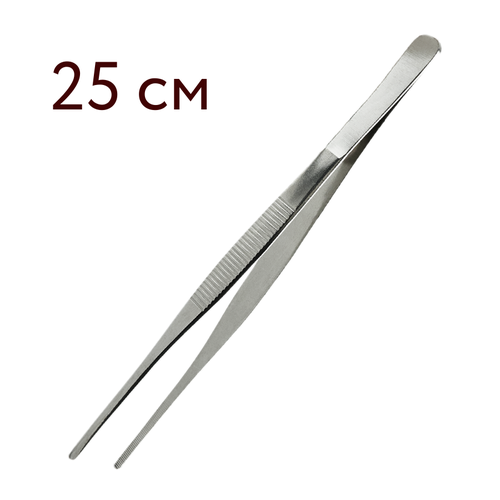 Пинцет кухонный 25 см нерж сталь пинцет поварской металлический пинцет кулинарный металлический кухонные щипцы металлические пинцет металл CGPro 435₽