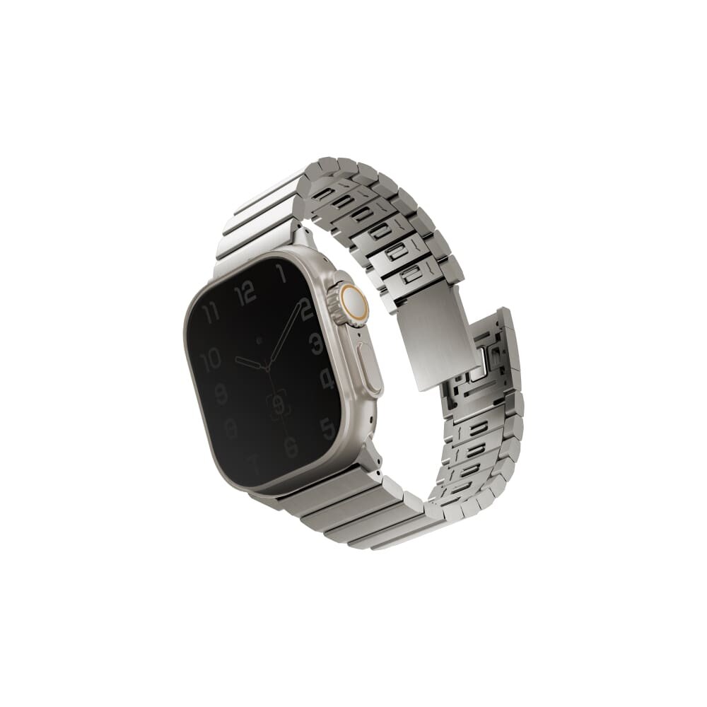 Ремешок Uniq Strova Mag Steel для Apple Watch 42/44/45/49 серебристый 49MM-STRVMSIL