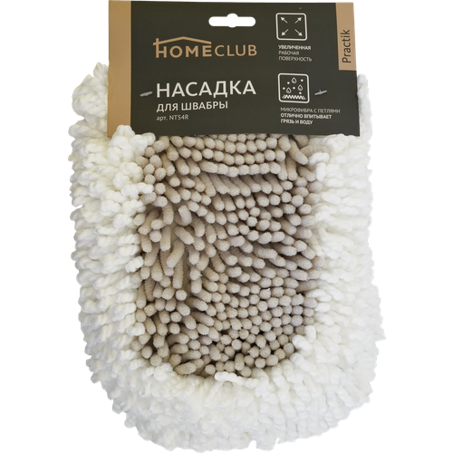 Насадка для швабры HOMECLUB Practik микрофибра 42x12см 697₽