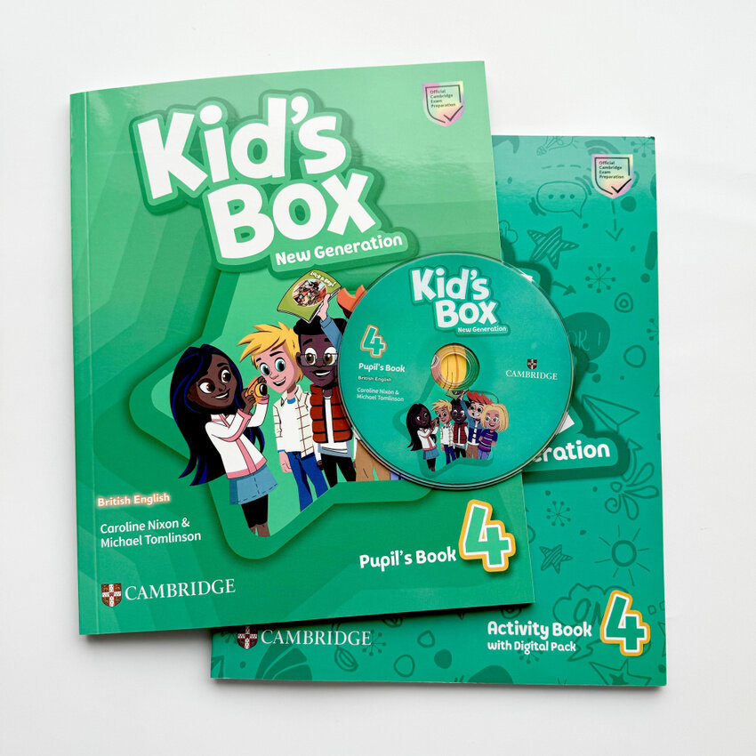 Kids box New Generation 4: Учебник + Рабочая тетрадь + Диск