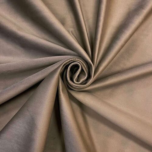 Бархат портьерный матовый/плотный HY-01 бежевый 280 см (отрез 150 см х 280 см)