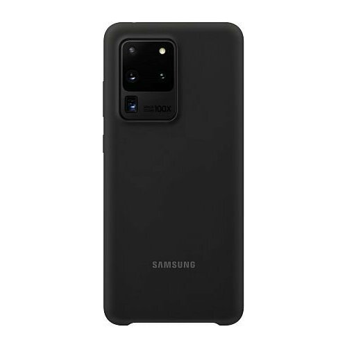 клип кейс samsung silicone Клип-кейс Samsung Silicone Cover S20 Ultra Black