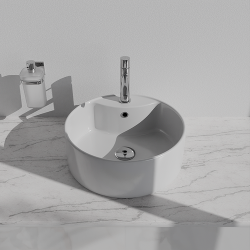 Накладная раковина Santerika SAN. SI. СIR1.400, 40 см