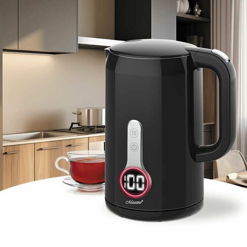 Электрический чайник с сенсорным дисплеем 2200 вт 17 л черный 159000₽