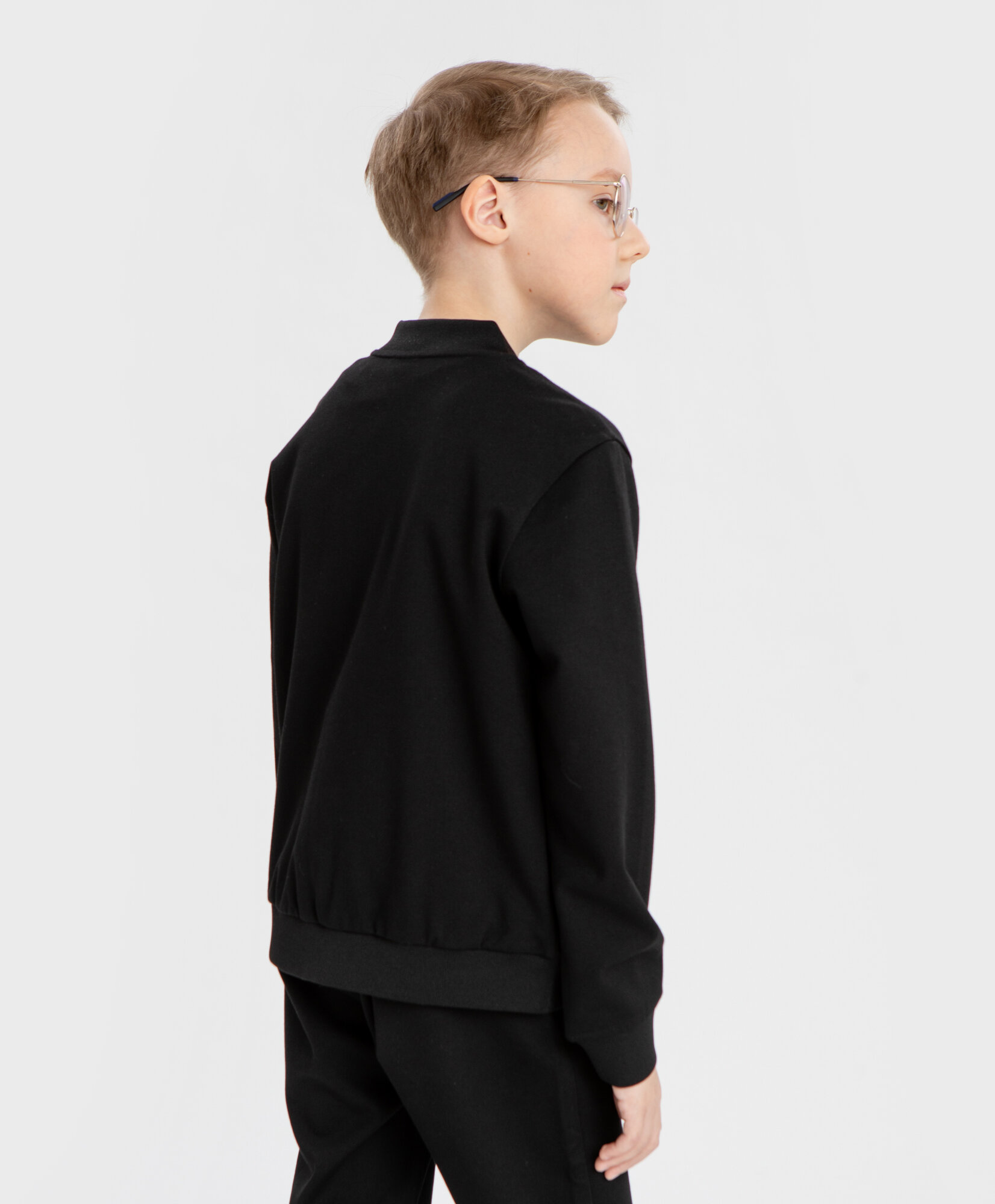 Толстовка Button Blue, размер 158, черный — фото 1