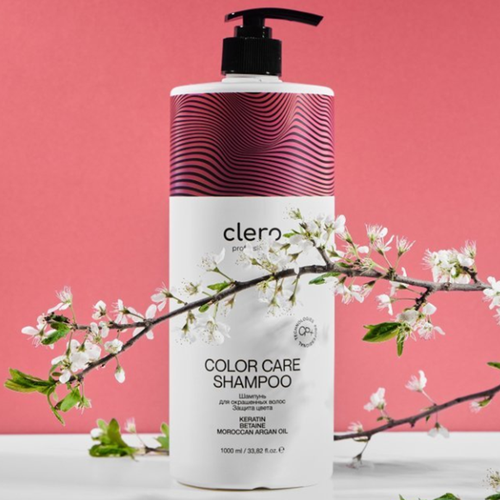 Шампунь для окрашенных волос Clero, 1000 мл