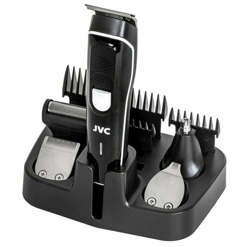 Машинка для стрижки аккумуляторная jvc JHC56RS 4 насадки 36912 мм 531500₽