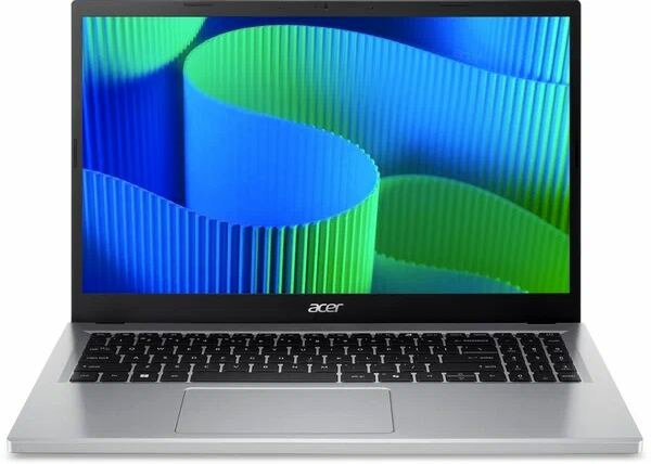 15.6" Ноутбук Acer Extensa 15 EX215-34-C2LD 1920x1080, Intel N100 0.8 ГГц, RAM 8 ГБ, DDR5, SSD 512 ГБ, Intel UHD Graphics, без ОС, RU, NX. EHTCD.002, серебристый/черный