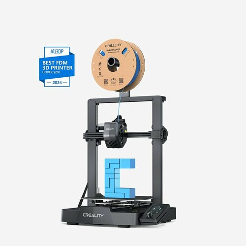 Creality 3D-принтер Ender-3 V3 SE, автоматическое выравнивание 250mm/s, Новая версия является базовой, простой в эксплуатации и имеет самый высокий рейтинг черный