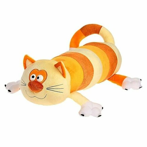 Плюшевая кошка-обнимашка / подушка-антистресс / мягкая игрушка длинный кот-батон 70 см