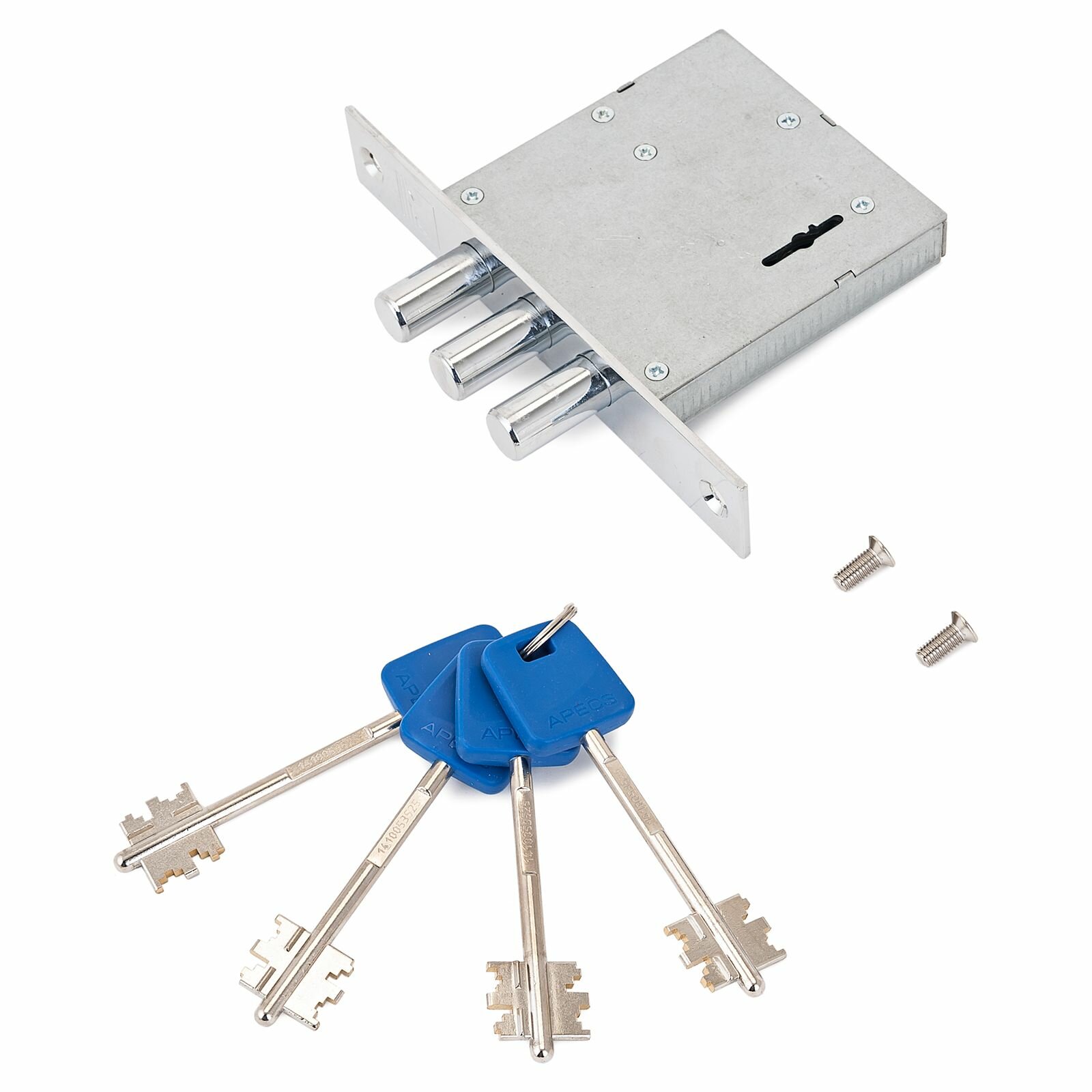 фото Замок врезной тяжелый AVERS Т-47/S6-CR сувальд. б/о 5 ключей