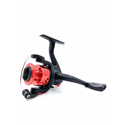 Катушка Snaiden 2000, подшипников: 2, передний фрикцион, передаточное отношение 5.2:1, безынерционная, пластиковая шпуля, без лески, красный