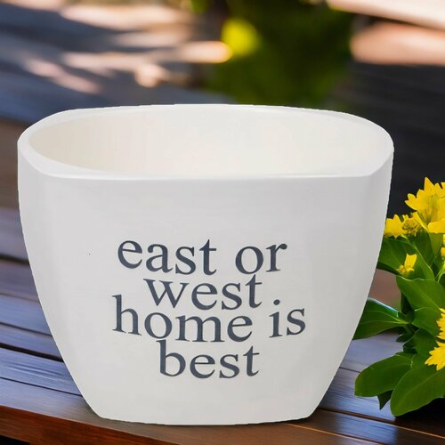 Кашпо для цветов суккулентов кактуса керамика декоративное 