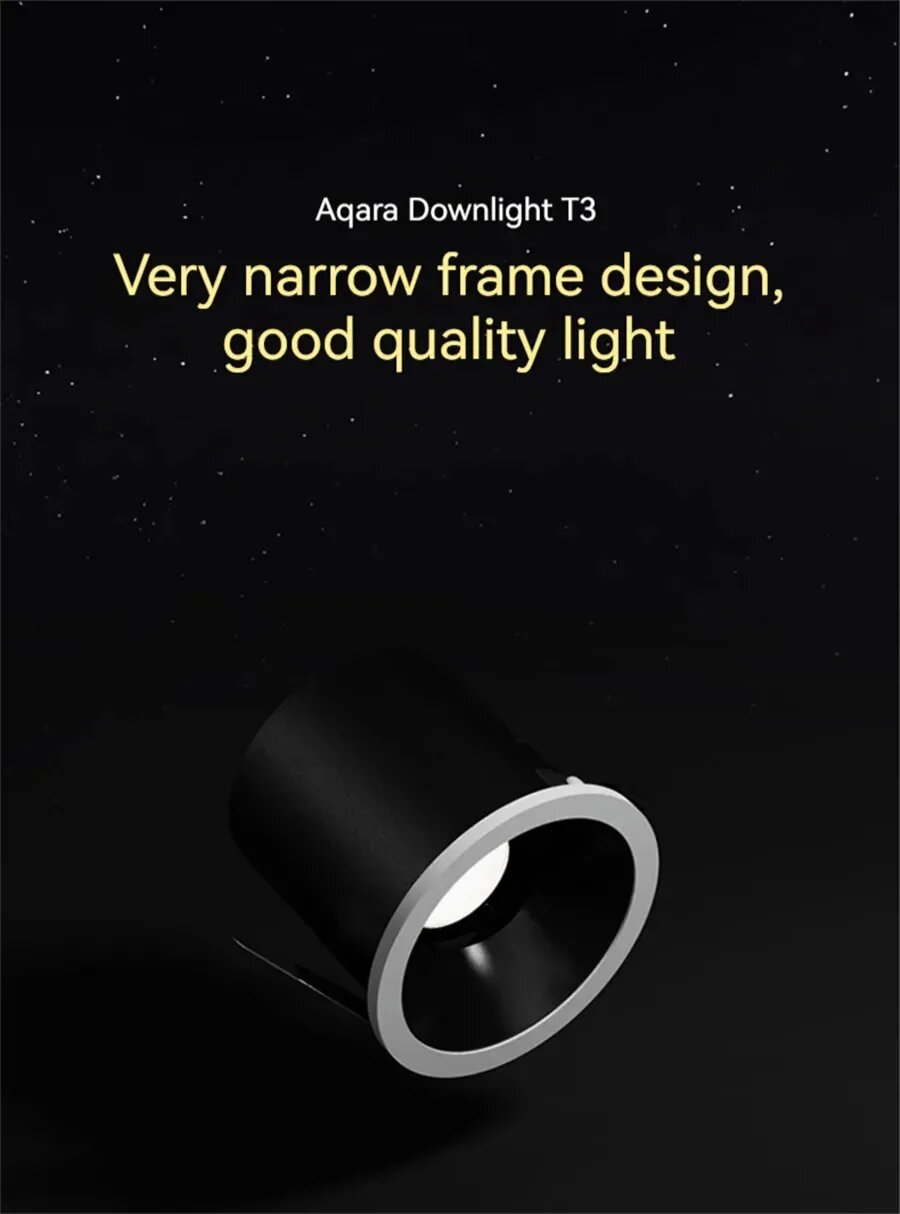 Aqara T3 Zigbee Умный светодиодный светильник 6 Вт, downlight 80degrees — фото 1