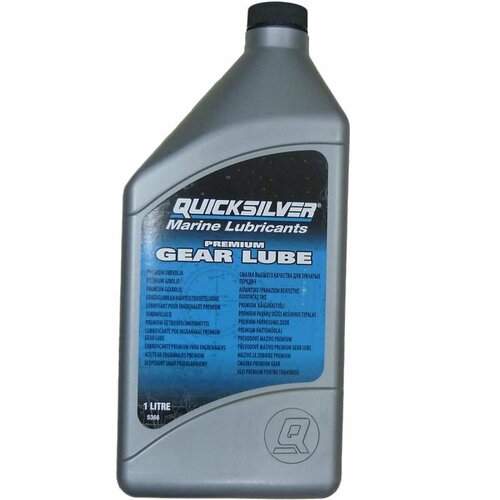 Масло трансмиссионное Quicksilver Premium Gear Lube 80W90 1л 858058QB1 10245623 5044₽