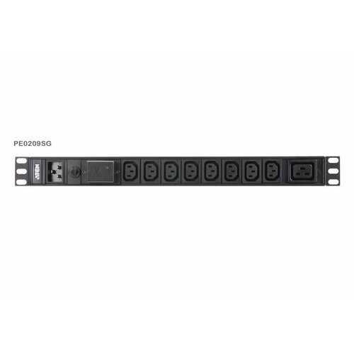 ATEN Basic PDU 1U 16A 230V 8IEC C131IEC C19 3m powercord 11741₽