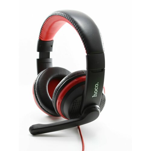 Игровые наушники Гарнитура HOCO W103 35USB Красно-черная 1146₽