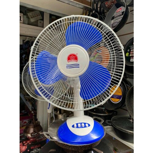 Вентилятор настольный 30Вт белый диаметр 34 см 3 скорости металлическая решётка 259900₽