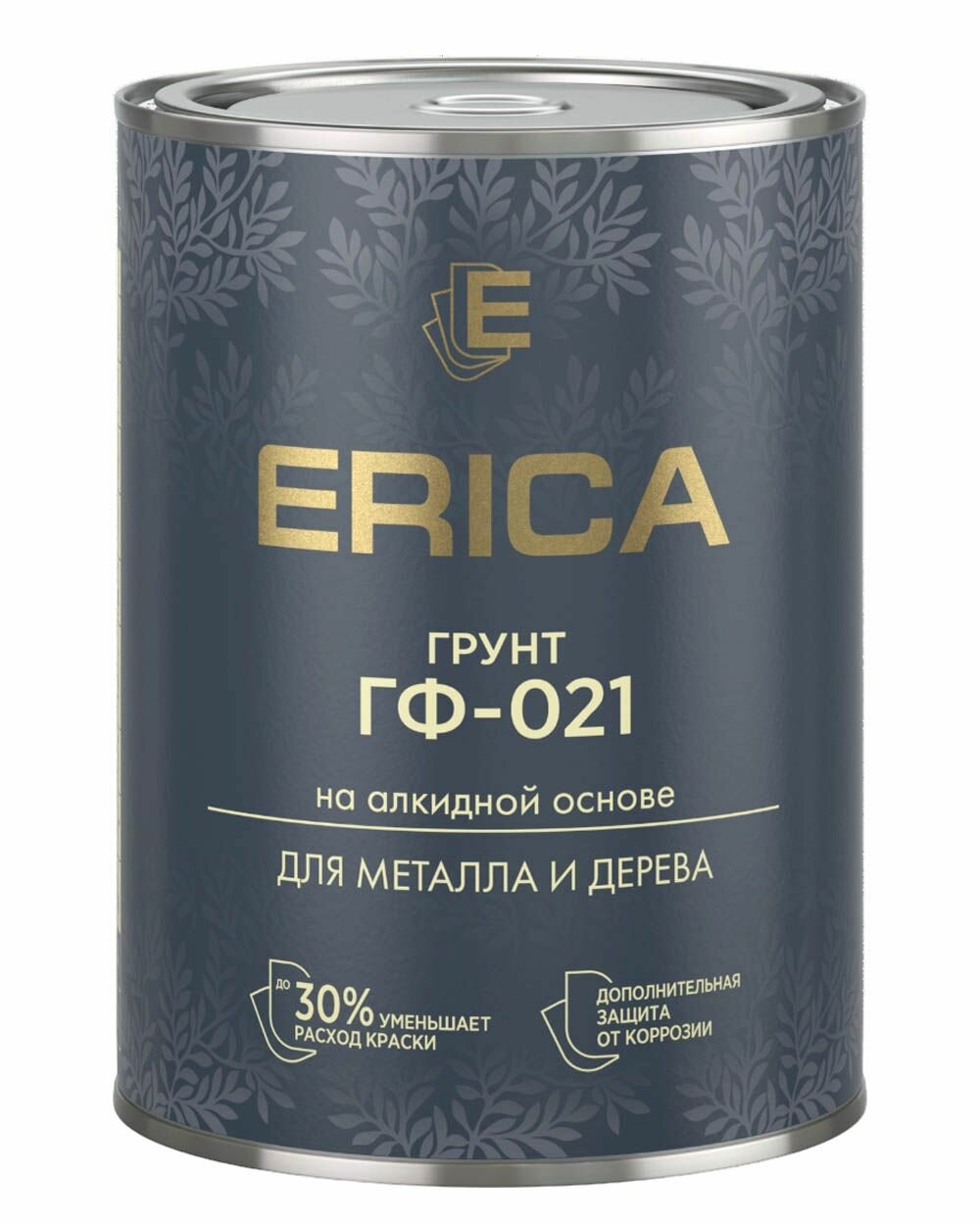 фото Грунт ГФ-021 для металла и дерева на алкидной основе - белый / 0,8кг