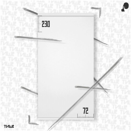 Рулонная штора/жалюзи Белый 72x230