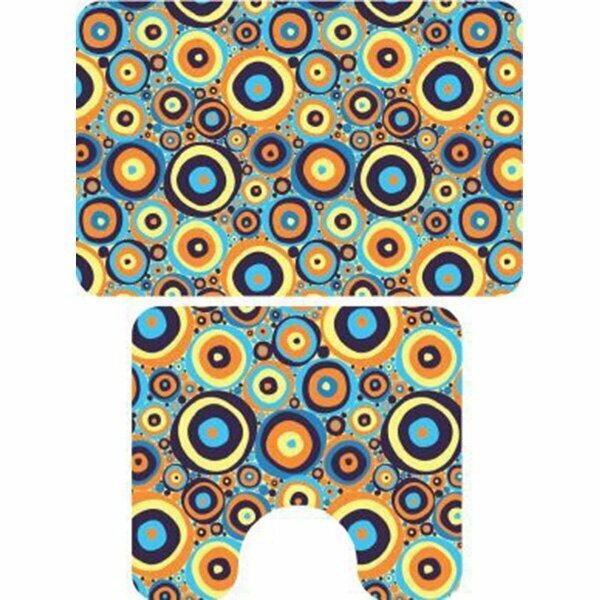 фото Комплект ковриков Veragio Carpet 68x45 VR. CPT-7200.07 с рисунком Bubbles