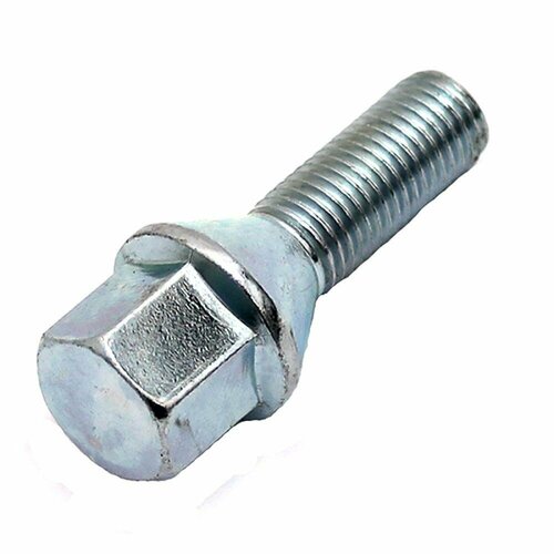 Болт колесный M12X1,50X26 Цинк Конус с выступом ключ 17 мм (Матрикс)