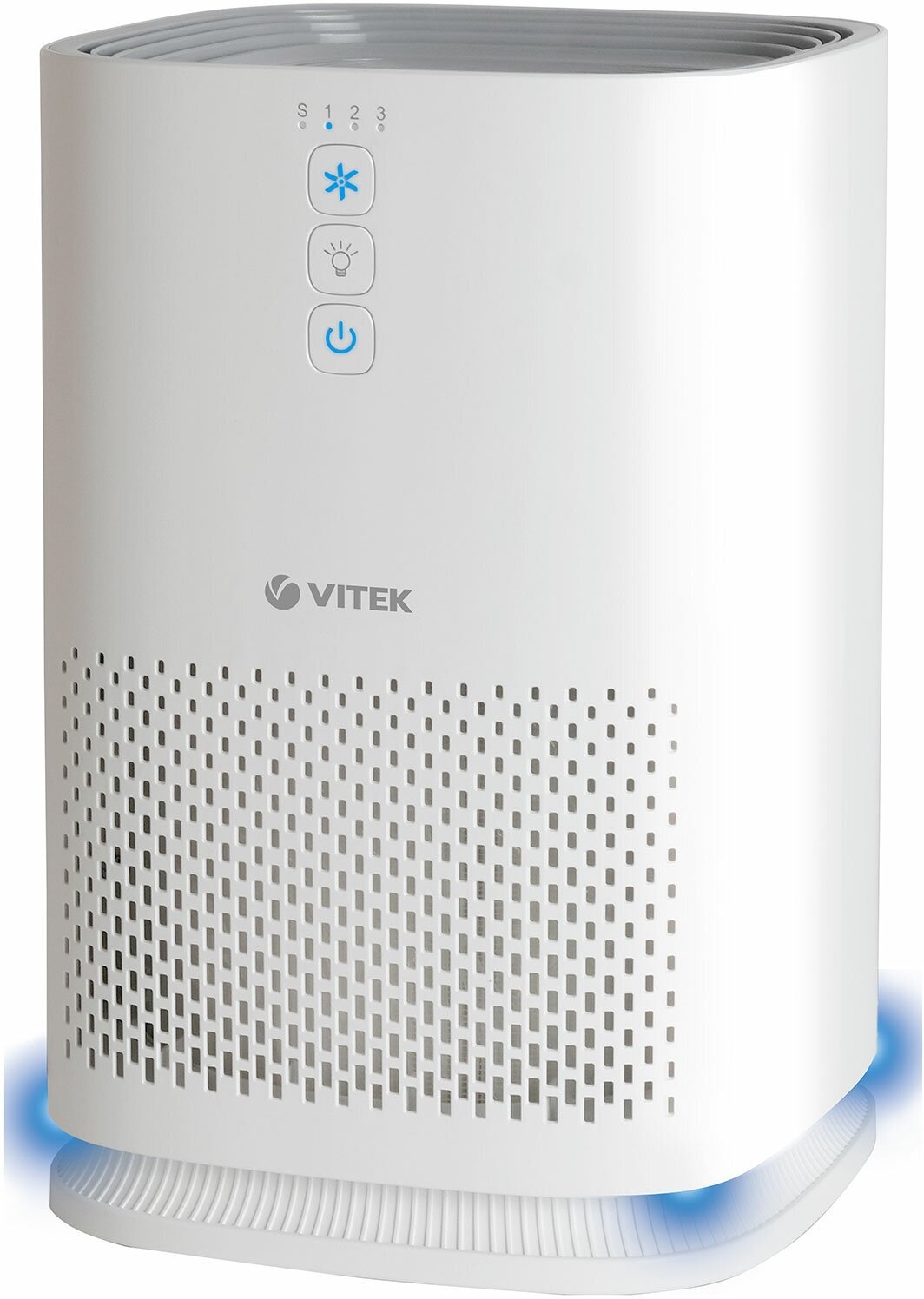 Очиститель воздуха Vitek VT-8555, ионизация, озонирование, LED-подсветка, белый