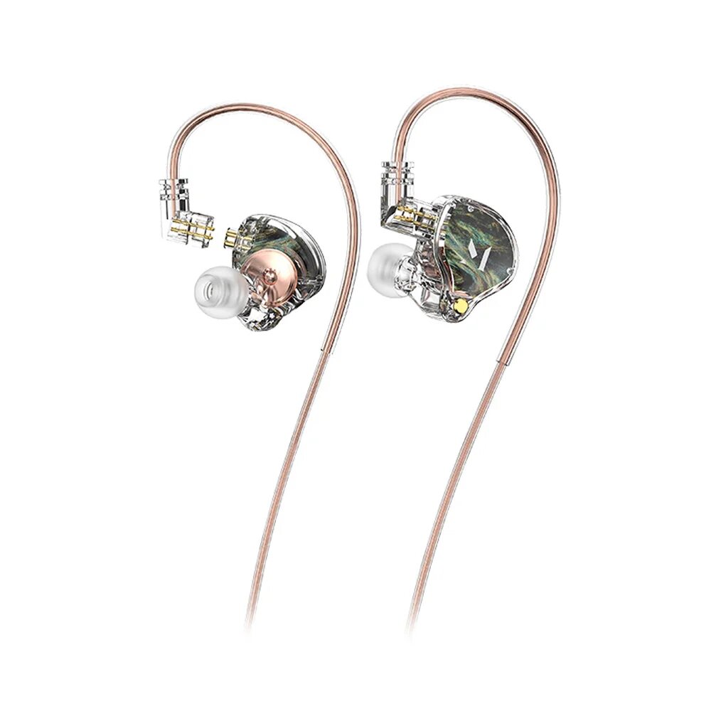 Наушники Music Public Kingdom IEM120 transparent copper проводные внутриканальные с динамическим драйвером