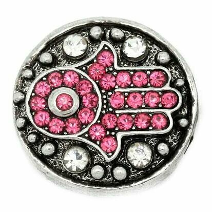 Кнопка "Хамса" розовая