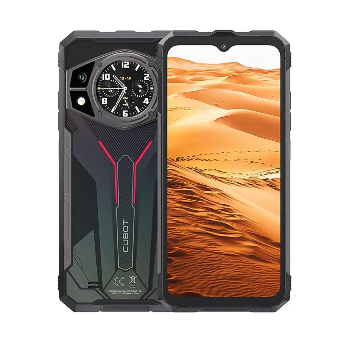 Cмартфон CUBOT KingKong AX, Dual nano SIM, 24（12+12）/256 ГБ, NFC, черный