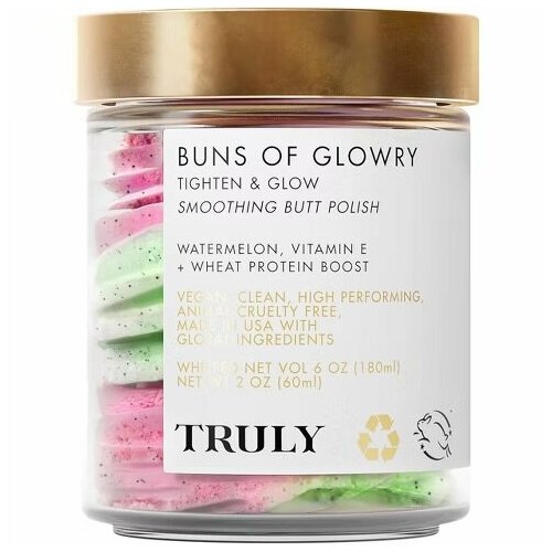 Ретекстурирующий скраб для ягодиц TRULY “Buns Of Glowry Butt Polish” - 60мл. 100% оригинальный продукт