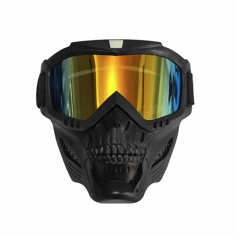 Классная уличная лыжная маска в форме черепа