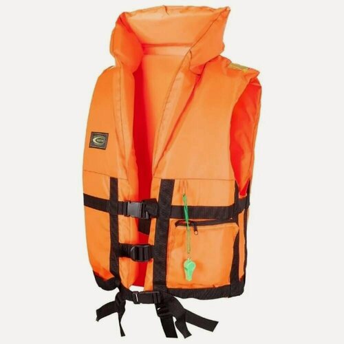 Изображение товара Жилет спасательный Huntsman восток ПР, ткань оксфорд, р 44-48, цвет оранжевый, допустимая нагрузка 60 кг