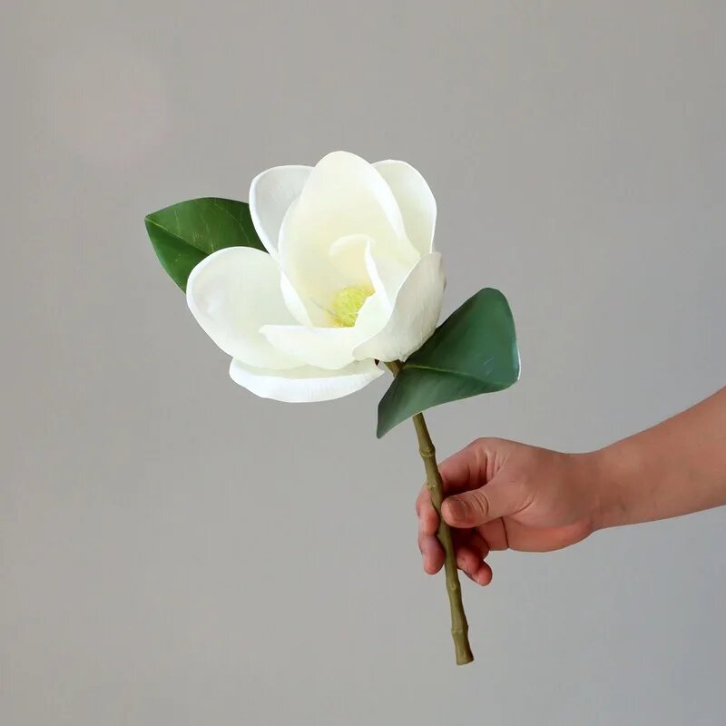 Искусственные цветы CHUXIN белая магнолия white