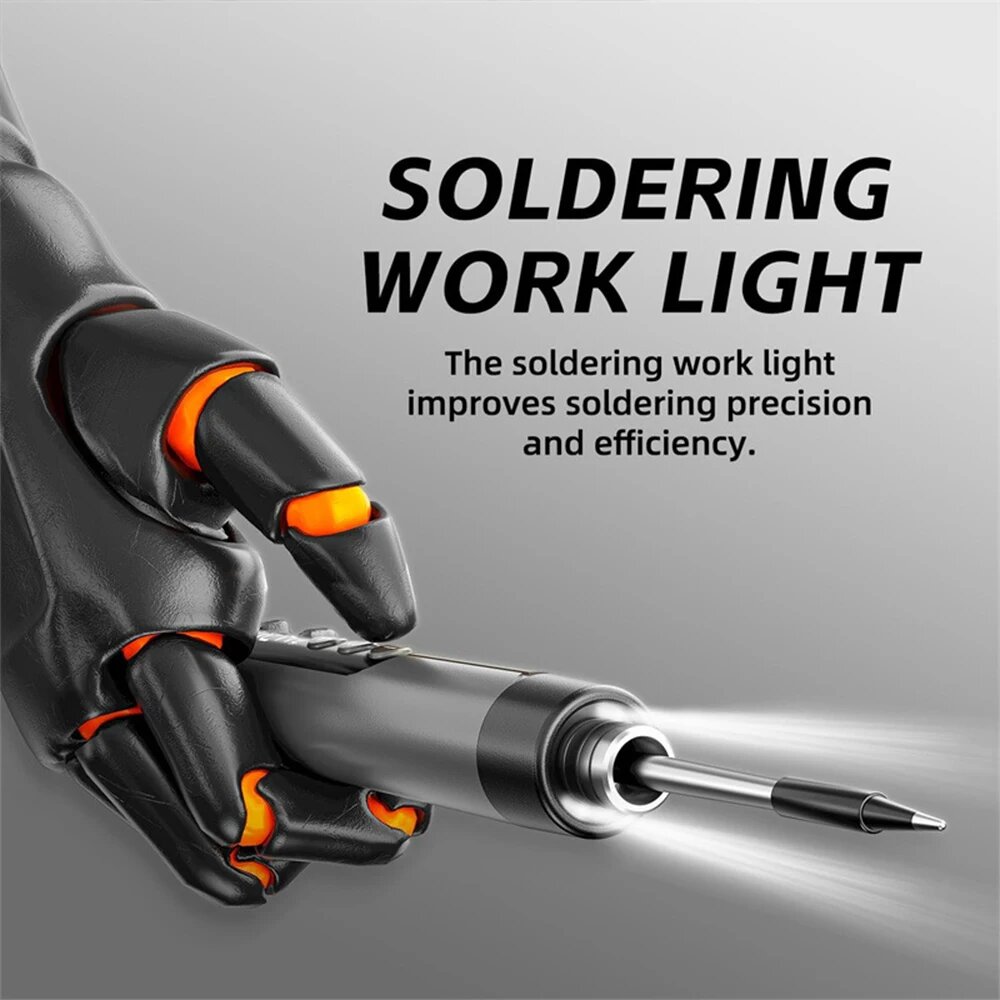 Электрические Паяльники Беспроводной паяльник isfriday USB Soldering Iron, Black, С сварочные наконечники